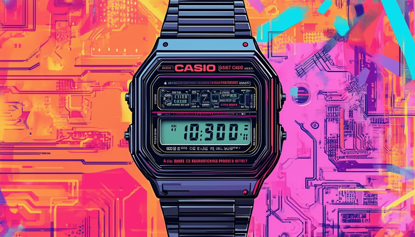 découvrez comment casio révolutionne l'horlogerie avec sa montre emblématique des années 80, réinventée grâce à un matériau innovant. parfaite pour les passionnés de technologie, cette nouveauté allie élégance rétro et performance moderne. ne manquez pas cette fusion unique entre tradition et innovation !