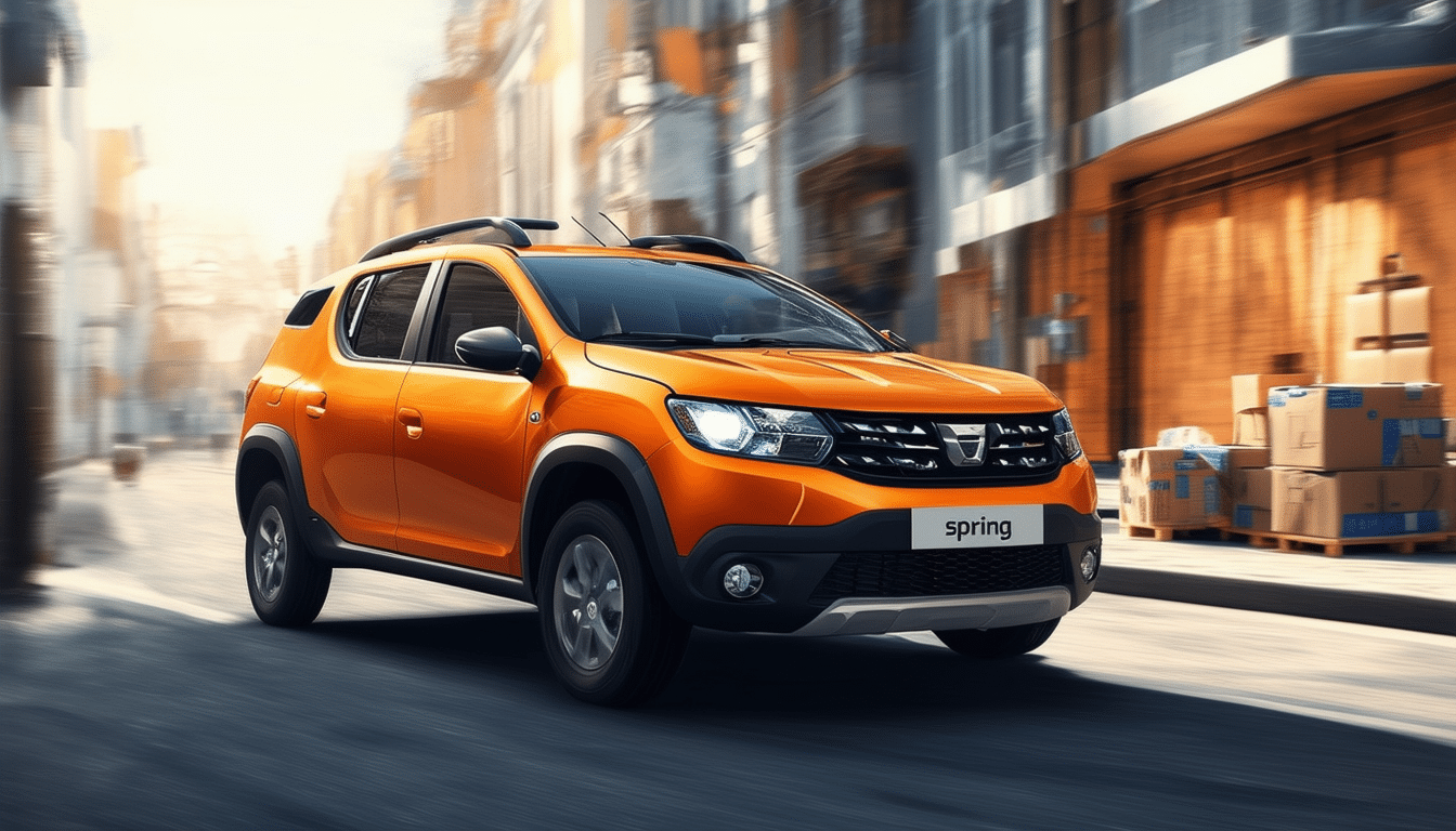 découvrez la version utilitaire de la toute nouvelle dacia spring, alliant praticité et modernité pour répondre à vos besoins professionnels. une voiture électrique économique, idéale pour optimiser vos trajets quotidiens tout en respectant l'environnement.