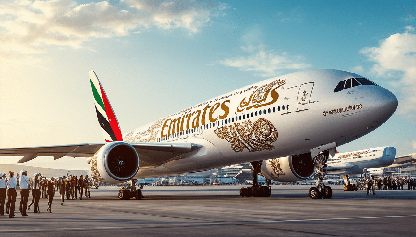 découvrez l'arrivée tant attendue du tout premier airbus a350-900 dans la flotte d'emirates, une étape majeure qui promet d'améliorer l'expérience de voyage avec un confort inégalé et des technologies de pointe.