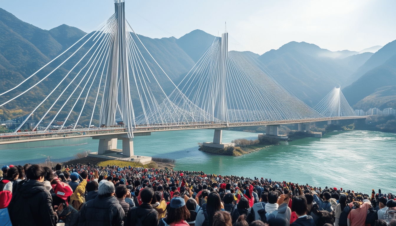 découvrez comment la chine a franchi une nouvelle étape dans l'ingénierie avec la construction du plus grand pont à haubans au monde. un exploit fascinant qui ne manquera pas d'émerveiller les passionnés de structures monumentales en france.