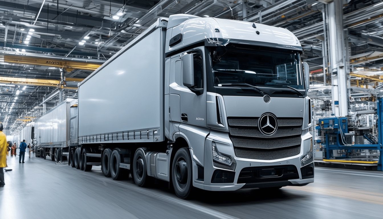 découvrez le mercedes eactros 600, un camion électrique révolutionnaire offrant jusqu'à 500 km d'autonomie. sa production a enfin débuté, marquant une avancée majeure dans le secteur du transport durable.