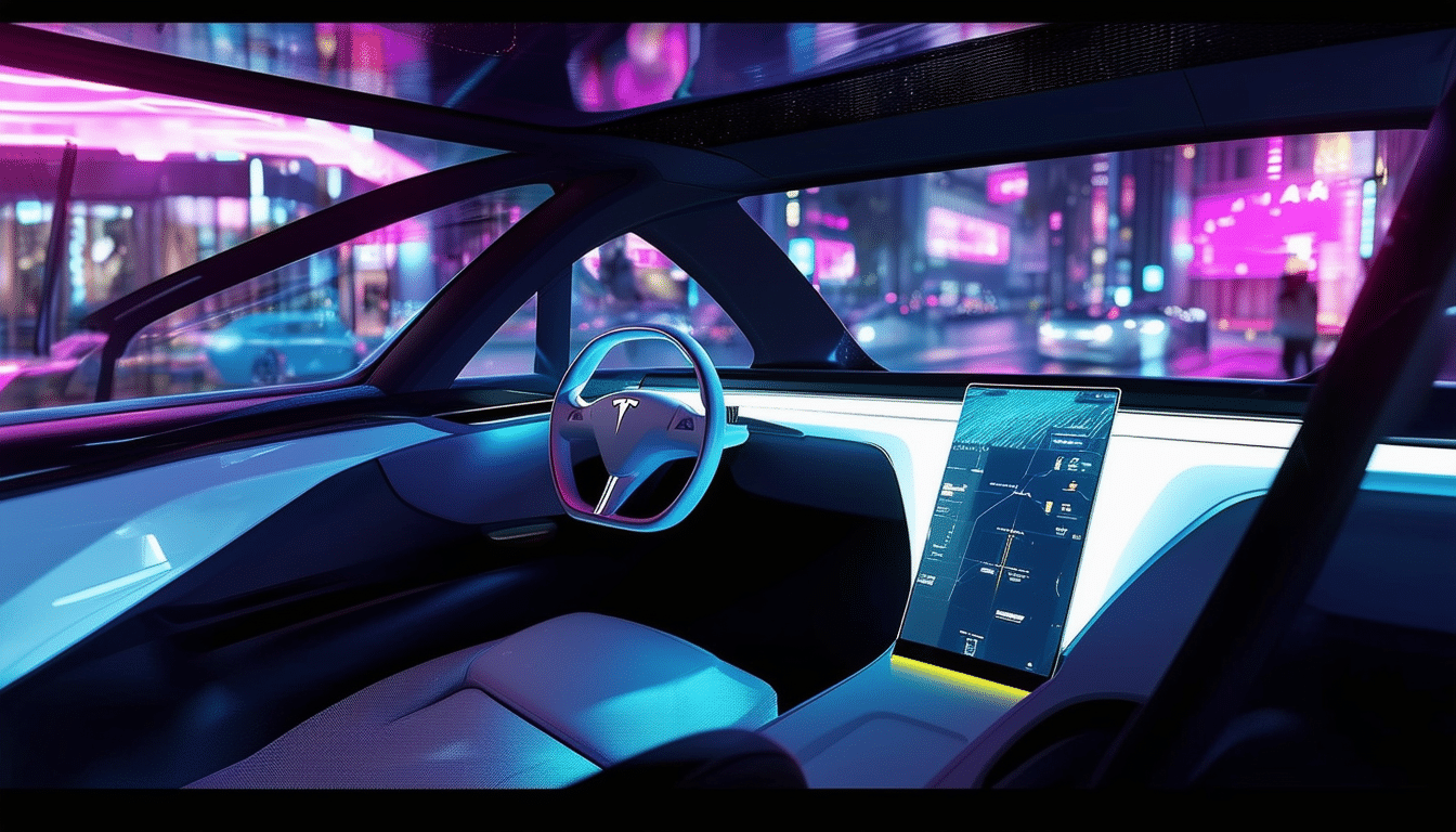 découvrez le cybercab de tesla, le taxi autonome révolutionnaire d'elon musk. plongez dans un univers innovant où technologie et mobilité se rencontrent, offrant un service de transport futuriste sécurisé et écologique. ne manquez pas cette exploration exclusive de l'avenir du transport urbain.