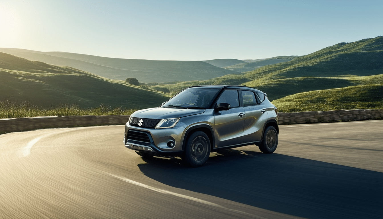 découvrez le suzuki e vitara, le tout premier suv électrique de la marque ! plongez dans une exploration visuelle captivante de ce véhicule innovant qui allie performance et écologie. ne manquez pas l'opportunité de voir comment le e vitara redéfinit l'expérience de conduite durable.