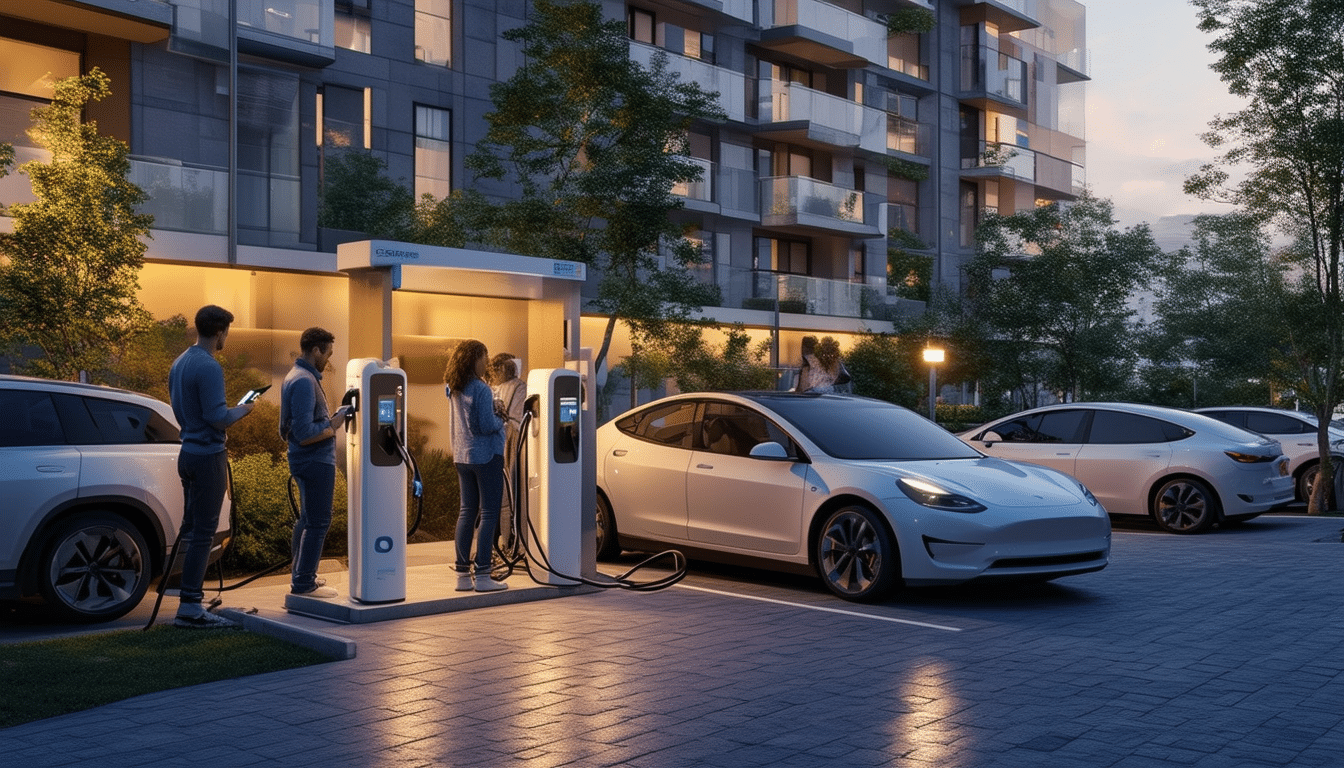 découvrez les défis et solutions pour recharger votre voiture électrique en copropriété. un guide pour naviguer dans les règles, la mise en place d'infrastructures et la gestion des relations entre copropriétaires pour une transition vers la mobilité électrique réussie.